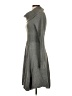 Manoukian Solid Gray Casual Dress Size S - photo 5