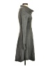 Manoukian Solid Gray Casual Dress Size S - photo 4