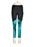 Asics Color Block Teal Active Pants Size L - photo 1