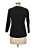 J.Crew 100% Cotton Black 3/4 Sleeve Top Size M - photo 2