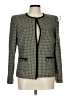 Tahari by ASL 100% Polyester Houndstooth Green Blazer Size 10 - photo 1