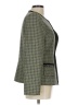 Tahari by ASL 100% Polyester Houndstooth Green Blazer Size 10 - photo 4