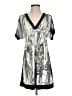 Unbranded Graphic Gray Casual Dress Size S - photo 1