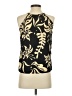 Gap 100% Polyester Gold Sleeveless Blouse Size XXS - photo 2