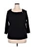 Rafaella 100% Cotton Black Cardigan Size 3X - photo 1