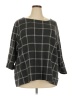 Cynthia Rowley Plaid Black Pullover Sweater Size 3X - photo 1