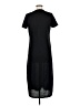 Unbranded Solid Black Casual Dress Size M - photo 2