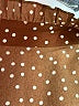 Unbranded 100% Polyester Polka Dots Brown Casual Dress Size M - photo 7