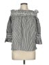 VERTIGO 100% Polyester Gray 3/4 Sleeve Blouse Size M - photo 1