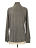 Princess Polly 100% Polyester Metallic Gray Long Sleeve Blouse Size 2 - photo 2