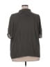 Nordstrom Rack 100% Polyester Houndstooth Black Green 3/4 Sleeve Blouse Size 2X - photo 2
