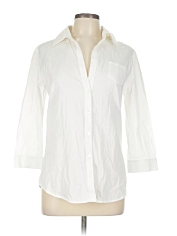 Elizabeth and James 3/4 Sleeve Button-Down Shirt (view 1)