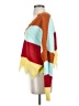 Unbranded 100% Acrylic Color Block Orange Pullover Sweater Size S - photo 5
