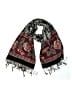 Unbranded Paisley Burgundy Black Scarf One size - photo 1