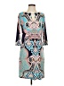 Assorted Brands Paisley Blue Casual Dress Size 4 - photo 1