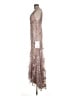 Mac Duggal 100% Polyester Brown Pink Cocktail Dress Size 6 - photo 5