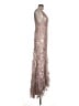 Mac Duggal 100% Polyester Brown Pink Cocktail Dress Size 6 - photo 4