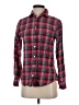 Uniqlo 100% Cotton Plaid Red Long Sleeve Button-Down Shirt Size XS - photo 1