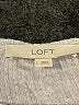 Ann Taylor LOFT Gray Long Sleeve Top Size L - photo 7