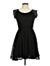 New Look Hearts Black Cocktail Dress Size M - photo 1