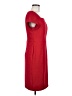 Connected Apparel Solid Red Cocktail Dress Size 8 - photo 4