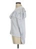Leith 100% Viscose Gray Long Sleeve Blouse Size M - photo 5