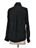 New Look 100% Polyester Polka Dots Black Long Sleeve Blouse Size 4 - photo 2