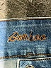 Bamboo Solid Blue Jeans Size 7 - 8 - photo 7