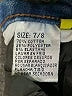 Bamboo Solid Blue Jeans Size 7 - 8 - photo 8