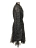 Just... Taylor 100% Polyester Print Black Casual Dress Size S - photo 4