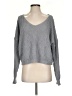 Shein 100% Acrylic Gray Pullover Sweater Size S - photo 1