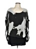 Papillon Gray 3/4 Sleeve Blouse Size L - photo 1