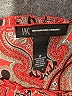 INC International Concepts 100% Polyester Red 3/4 Sleeve Blouse Size 2 - photo 7