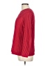 Christopher & Banks 100% Cotton Fair Isle Stripes Red Pullover Sweater Size L - photo 5