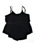 Aqua Green Black Swimsuit Top Size XL - photo 2