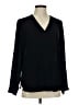 Banana Republic 100% Polyester Black Long Sleeve Blouse Size M - photo 1