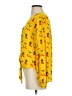 Assorted Brands 100% Viscose Yellow Long Sleeve Blouse Size 0 - photo 5