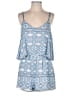 BB Dakota 100% Rayon Paisley Blue Romper Size M - photo 1