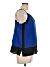 Bisou Bisou 100% Polyester Blue Sleeveless Blouse Size L - photo 4
