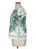 Takara Teal Short Sleeve Blouse Size XL - photo 5