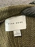 Pink Rose 100% Acrylic Stripes Brown Pullover Sweater Size L - photo 7