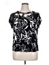 Adrienne Vittadini Black Short Sleeve Blouse Size 1X - photo 1