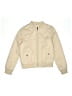Dex 100% Polyester Solid Tan Orange Jacket Size 10 - photo 1