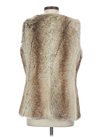White House Black Market Faux Fur Vest (view 2)