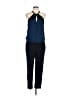 Ella Moss Solid Blue Jumpsuit Size L - photo 1