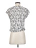 Fig 100% Polyester Ivory Short Sleeve Blouse Size XS - photo 2