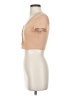 Shein Tan Short Sleeve Top Size 2 - photo 5