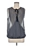 Bellatrix 100% Polyester Silver Sleeveless Blouse Size M - photo 1