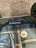 Flamingos Solid Blue Jeans Size XS - photo 7