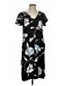 A New Day 100% Polyester Print Black Casual Dress Size S - photo 1